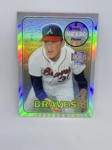 2002 Topps Archives Reserve - Phil Niekro #355 Atlanta Braves - Refractor A93 - Picture 1 of 1