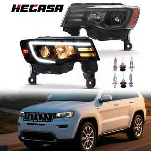 Faros proyectores de tubo LED halógenos de actualización para Jeep Grand Cherokee 2017-2022 - Imagen 1 de 19