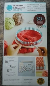 Martha Stewart Knit & Weave Loom Kit 30+ Configurations Instructions & Patterns - Picture 1 of 4
