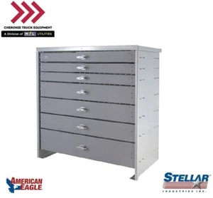 Stellar 13716, (7) Drawer Heavy-Duty Steel Toolbox- 35.5"H x 34"W x 18"D - Picture 1 of 9
