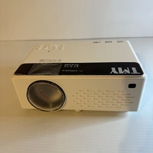 TMY Projector Model V08 w Projection Screen & Cords - WORKS - Picture 1 of 8