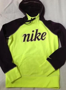 Juniors Nike Amarillo Neón Negro Therma Fit Sudadera con Capucha M - Imagen 1 de 6