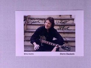 Genesis Steve Hackett Signé Photo Original Promo Environ 2010's - Picture 1 of 12