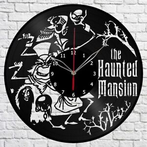 Vinyl Clock Haunted Mansion Vinyl Wall Clock Art Vinyl Record Wall Clock 1977