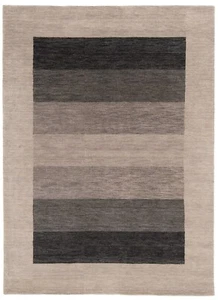 Handloom Tejido a Mano Oriental 240x170 cm-Modern, Lana, Carpet, Manta, Gris Y - Imagen 1 de 11