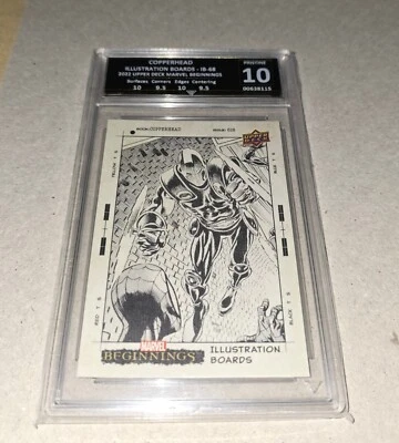 Upper Deck Marvel Begginings Series 1 Vol 2 Copperhead Illustrations Board - Image 1 of 4