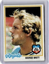 1978 Topps George Brett Baseball Card Kansas City Royals #100