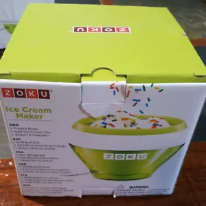 Zoku Instant Ice Cream Maker Green Frozen Yogurt Sorbet (NEW) - Picture 1 of 2