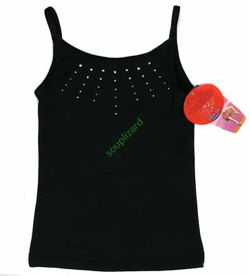 Nueva camiseta sin mangas negra estilo libre para niñas danza alegría gimnasia nueva con etiquetas talla XS 4-5 Foto 1 de 2