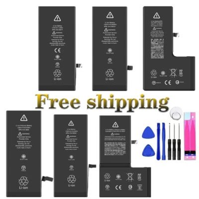 High Capacity Polymer Lithium Battery For iPhone 6 7/8 Plus XS XR 11 12 Pro Max - Image 1 of 4