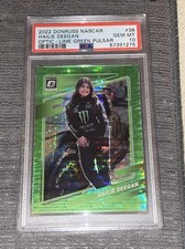 2022 Donruss Nascar Hailie Deegan Optic Lime Green Pulsar Prizm PSA 10 Pop 3
