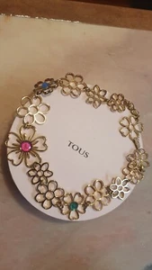 Paraiso collar Tous en plata 925 con banho en oro vergoldete Halskette Nuevo - Imagen 1 de 5