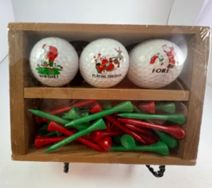 Juego de 3 pelotas de golf y camisetas Navidad por impresiones únicas Portland Oregon - Imagen 1 de 12