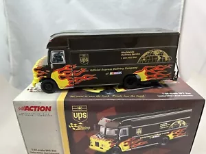 ACTION DALE JARRETT 2001 #88 UPS DELIVERY TRUCK FLAME VAN 1/32 *No Mirror* - Picture 1 of 15