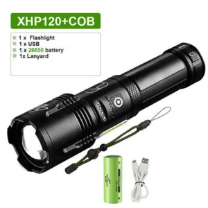 LED Rechargeable Tactical Laser Flashlight 90000 High Lumens Original Quality AU - Picture 1 of 12