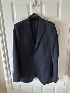 M&S Savile Row Inspired Navy Suit Blazer - 40L Tailored Fit