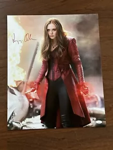 Elizabeth Olsen Autographed 16x20 Photograph MARVEL AVENGERS JSA - Picture 1 of 3
