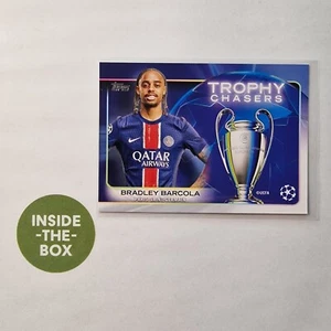 Barcola PSG Topps UEFA 2024 25 UCC Paris Bradley Trophy Chasers - Picture 1 of 1