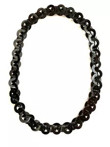 camilieri Horn Büffelhorn Halskette Kette natur schwarz Hornkette NEU - Bild 1 von 5