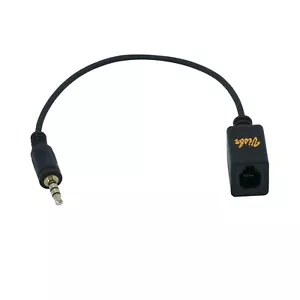 Female 4-Pin RJ9 to 3.5mm male adapter cord connect Headset to Laptop Computer - Picture 1 of 2