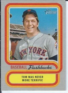Tom Seaver 2019 Topps Heritage Baseball Flashbacks - Picture 1 of 1