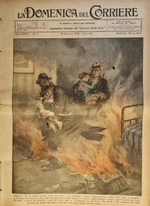 DOMENICA DEL CORRIERE 20 GENNAIO 1935 - ILL. A. BELTRAME - Foto 1 di 1