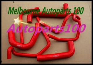 Red Hose Commodore VY V8 5.7 LS1 2002-2004 For Holden Silicone Radiator Heater - Picture 1 of 6