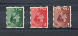 Great Britain KEVIII 1936 Definitive's Set /3 SG457wi-59wi Inverted W/Mark LMM. - Picture 1 of 2