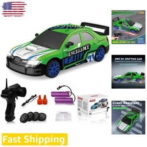 High-Speed RC Drift Car 1:24 Scale 4WD with LED Lights - Remote Control Racin... - Picture 1 of 8