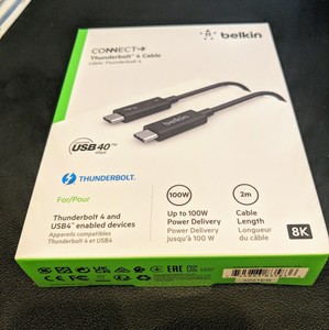 Belkin Thunderbolt 4 Cable, 2M, Active