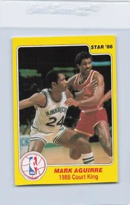 1986 Star Court Kings #1 Mark Aguirre Mavericks NM/MT *DA9132 - Picture 1 of 1