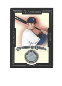 2007 UD Masterpieces Captured on Canvas #HB Hank Blalock TEXAS RANGERS - Picture 1 of 1