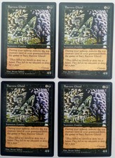MTG Magic the Gathering BARROW GHOUL X4 (Weatherlight Black) Creature
