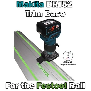 Makita DRT52 Trim/Palm Sub Base for use on the Festool Rail - INC P&P - Picture 1 of 12