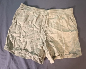 Tommy Bahama Shorts Womens SZ XL 5" Inseam Linen Palmbray Easy Beachy Coastal - Picture 1 of 7
