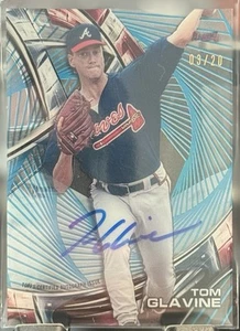 2016 Topps High Tek Tom Glavine #HT-TG On Card Auto Num 3/20 Atlanta Braves - Picture 1 of 2