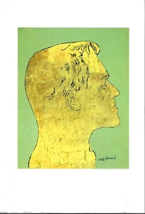 Vintage Postcard, Andy Warhol Men Series, Unidentified Male, 1957, Print, used - Picture 1 of 2