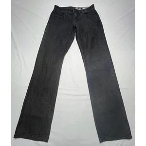 Volcom Brand Jeans Men's Black Solver Modern Straight Denim Jeans - Size 28x30.5 - Picture 1 of 9