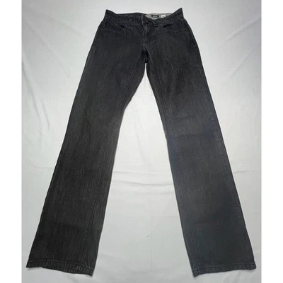 Volcom Brand Jeans Men's Black Solver Modern Straight Denim Jeans - Size 28x30.5 - Image 1 of 4