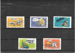 FRANCE 2025 ASTERIX Lot Of 5 Used Adhesive Stamps - Picture 1 of 1