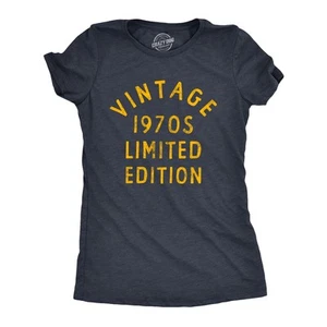 Camiseta para mujer vintage de 1970 edición limitada divertida genial tema clásico - Imagen 1 de 7