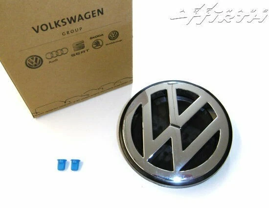 Emblem Logo Zeichen Heckklappe Tür chrom Original VW T4 701853601F DRR - Bild 1 von 1