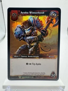World of Warcraft TCG Worldbreaker Foil Hero Ayaka Winterhoof - Bild 1 von 2