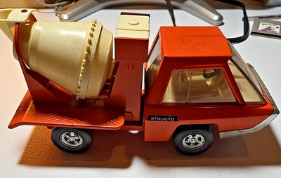 Vintage Structo #450 Toy Steel Cement Mixer Truck - 1960's - Made In USA - Image 1 of 4