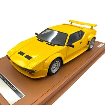 Modellino Auto Tecnomodel 1/18 DeTomaso Pantera GT5 1982 Giallo Pastello LTD - Immagine 1 di 4