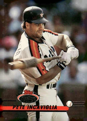 1993 Stadium Club #47 Pete Incaviglia Houston Astros Baseball Card - Image 1 of 2