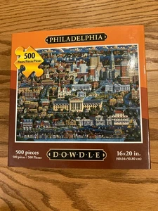 DOWDLE 1000-teiliges Puzzle Philadelphia Farbposter Neu geöffnete Verpackung - Bild 1 von 8