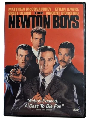 The Newton Boys (DVD, 1998) Matthew McConaughey, Ethan Hawke, Vincent D'Onofrio - Image 1 of 3