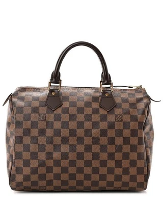 Louis Vuitton Marrón Damier Level Lona Recubierta Speedy 30 (Auténtico Pre-Amado) Foto 1 de 4