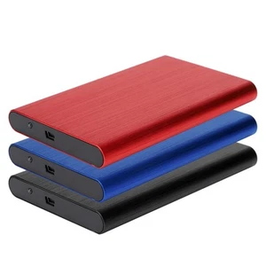 USB2.0 Brushed Mobile Hard Disk Box With Shockproof For 2.5in HDD/SSD DB - Afbeelding 1 van 15